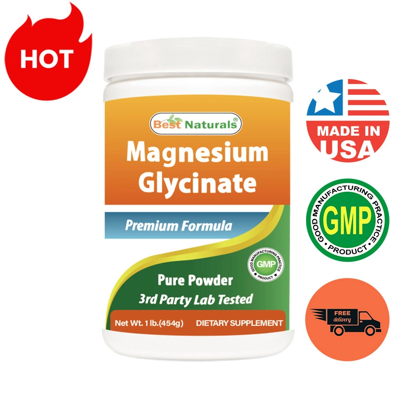 Best Naturals Bubuk Magnesium Glisinat Meningkatkan masalah tidur dan meredakan kecemasan dan stres