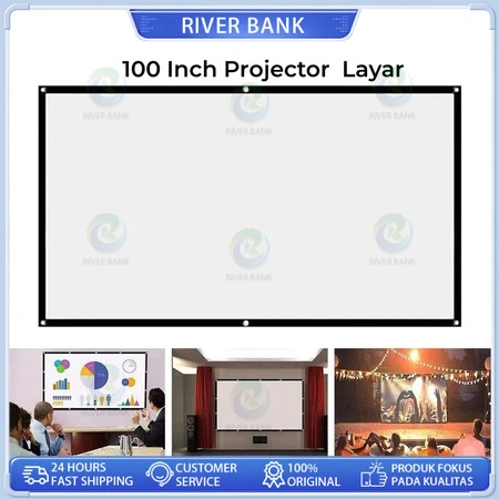 100/120inci Kain Layar Proyektor Anti-light Ambient Screen Curtain Kain Layar Proyektor HD Lipat Portabel/Anti-light Ambient Screen Curtain Kain Layar Proyektor HD Lipat Portabel/Anti-light Ambient Screen Curtain/Kain Layar Proyektor Anti Light untu