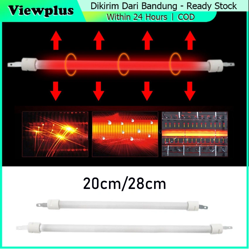 Lampu/Heater Sterilisator Fortune 2 Pintu 220v sparepart Heater lampu pemanas element sterilisator kering 28cm / Heater Lamp Ozon, Heater Pemanas Sterilisator Corona, Fortune, Elitech, Serenity