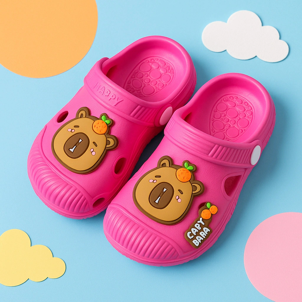 Sandal Anak Perempuan Slip On Baim Lucu Dan Imut Bahan Premium D086
