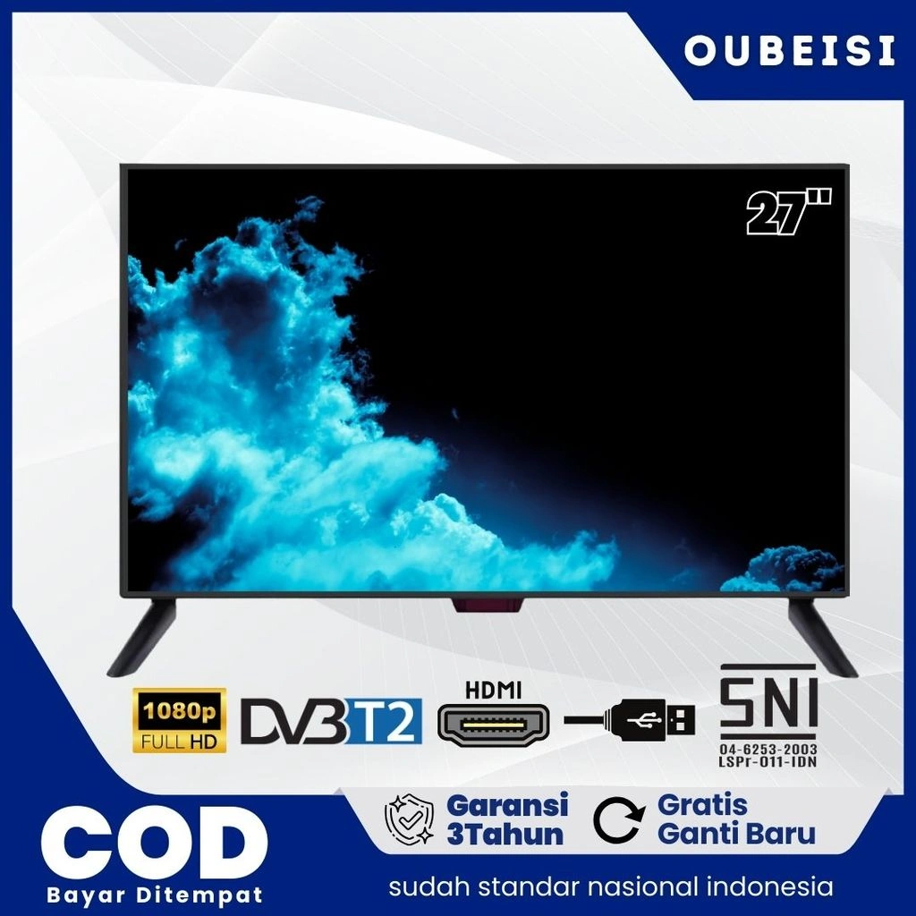 OUBEISI TV Digital/Smart 27/30/32/43 Inch TV LED