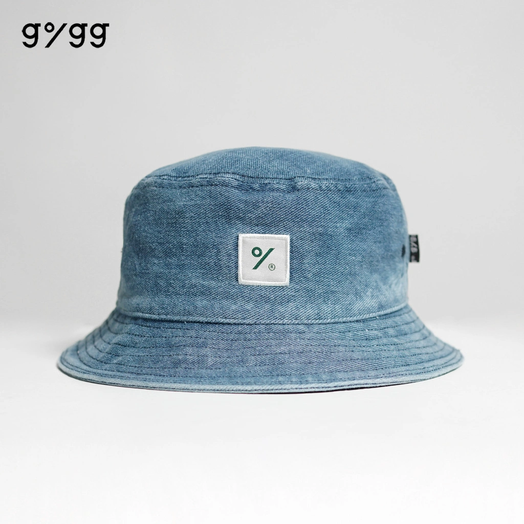 Gigg - Washdathat - Bucket Hat Denim Pria - Hat Premium Cowok - Topi Bucket Jeans