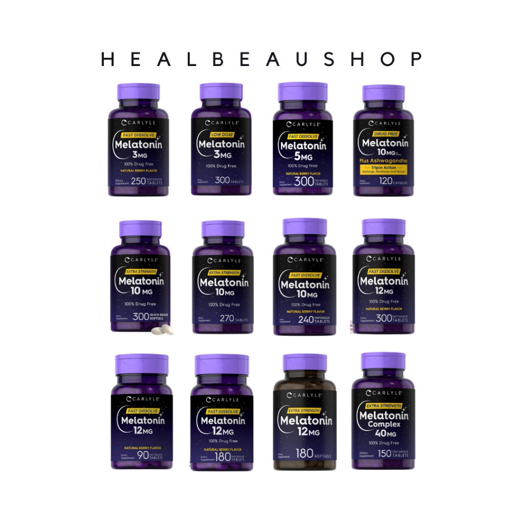 Carlyle Melatonin 1mg 220 tablets Suplemen Insomnia Depresi Gelisah