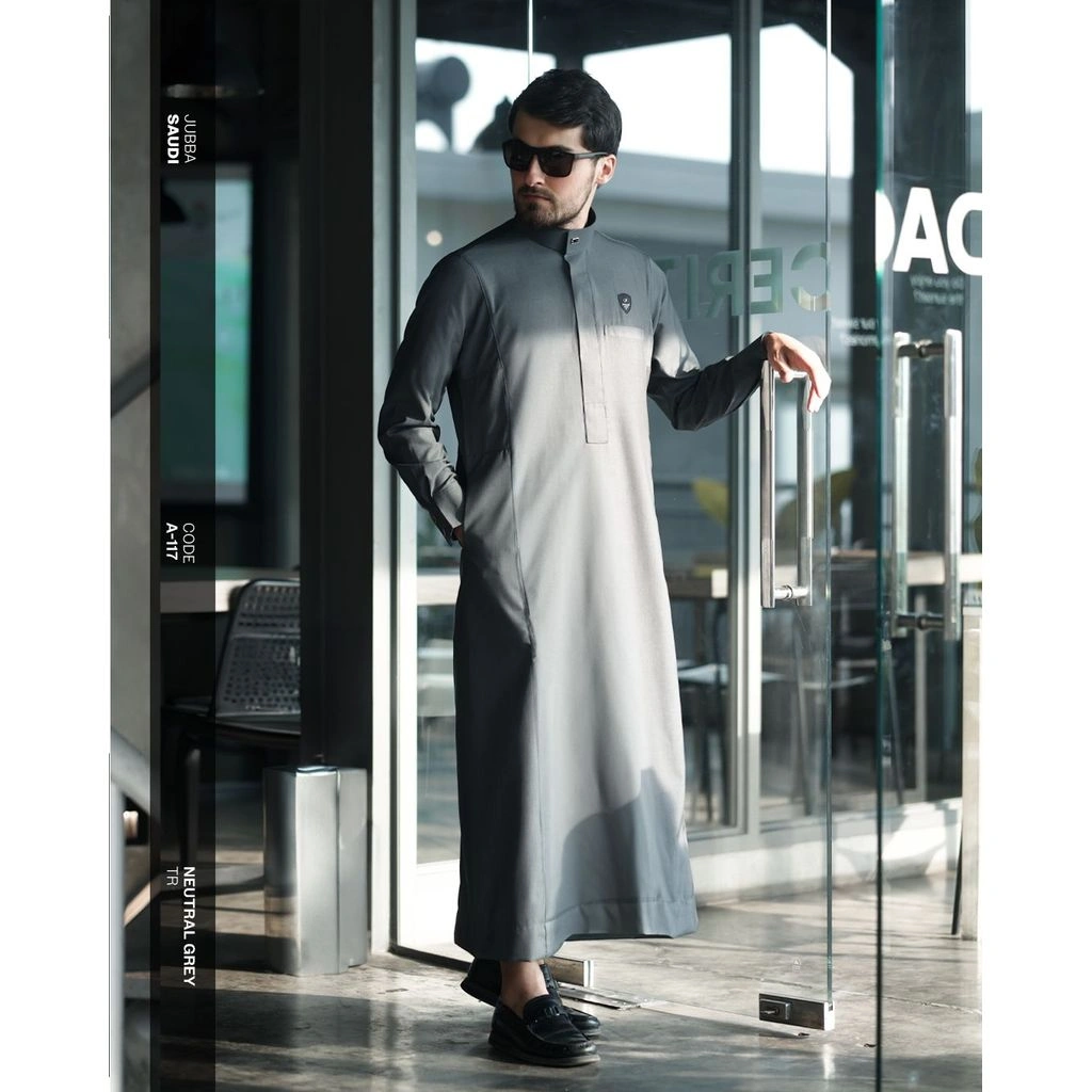 SAMASE Jubba Saudi Lengan Panjang Zipper - A117 TR