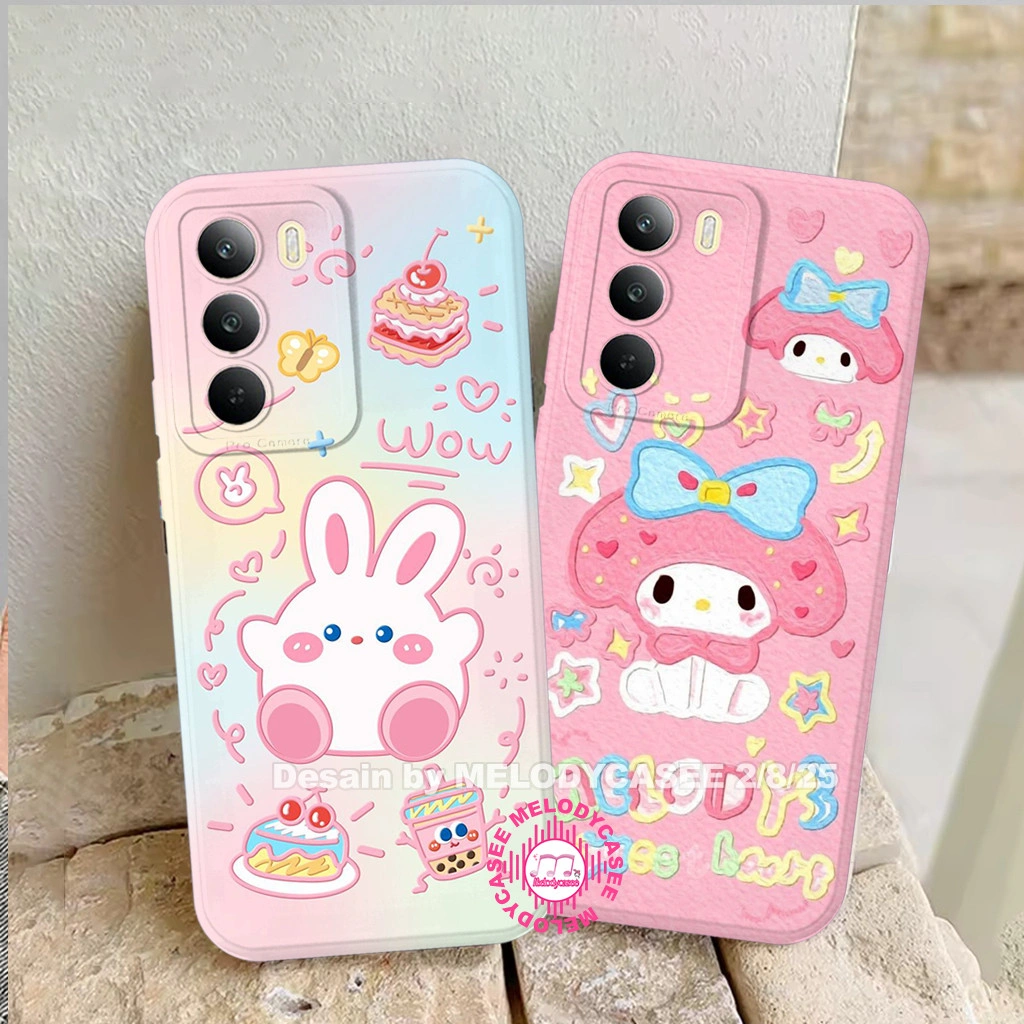 Softcase Karakter Kelinci Lucu - Realme C71 / C75 / C75X - Case Pro Kamera Lentur