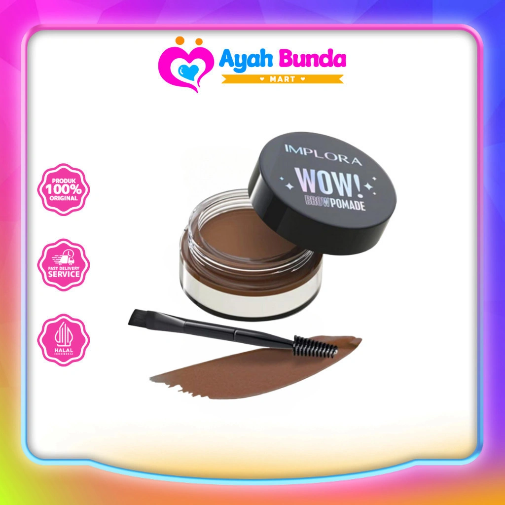 Implora Wow Brow Pomade l Ayah Bunda Mart