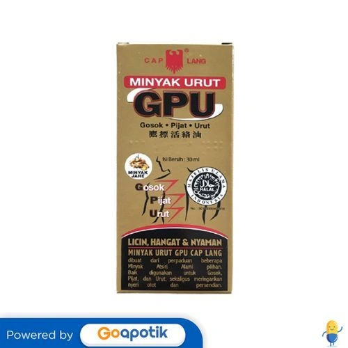 Cap Lang Gpu Minyak Urut Jahe 30 Ml