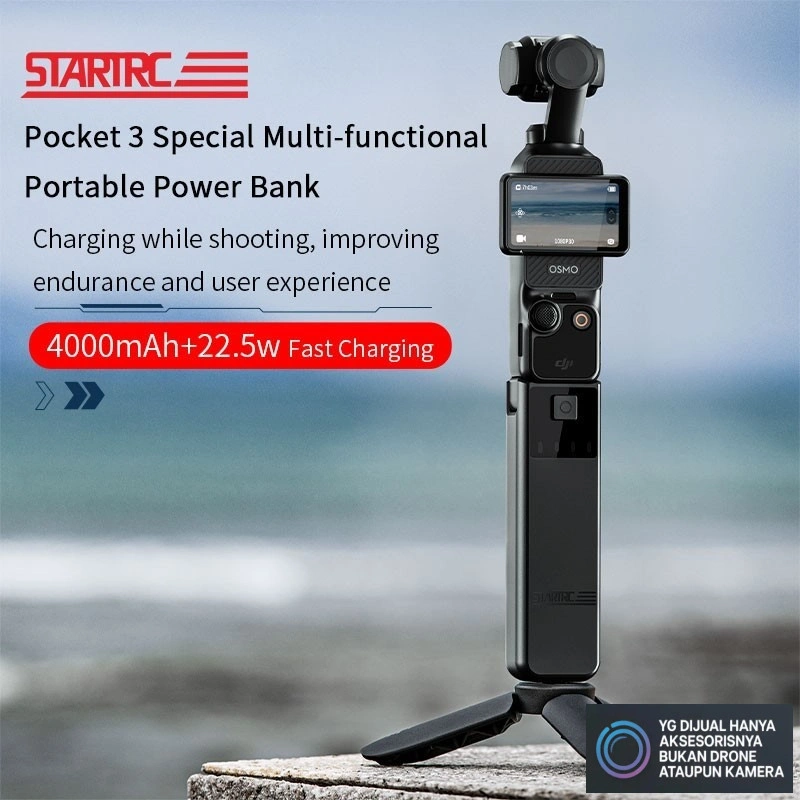 Startrc Fast Charging 4000Amh Power Bank for DJI OSMO Pocket 3