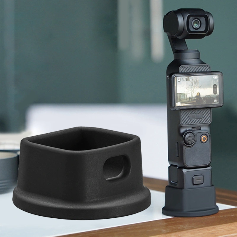 (Kamera Tidak Termasu)DJI Osmo Pocket 3 Anti Slip Silikon Fix Bracket - Mounting Base Stand Expansion Desktop Support