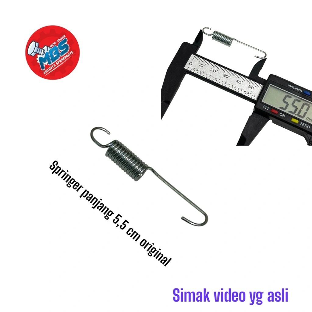 COD Springer Per Knalpot Per Kecil Untuk Semua Jenis Motor Mobil Panjang 5,5cm 55mm ORI