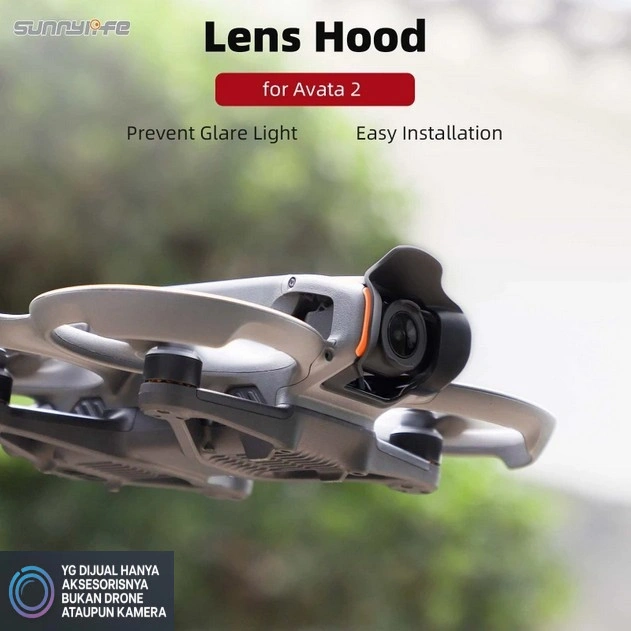 Sunnylife Lens Hood Anti-glare Lens Cover Sunhood DJI AVATA 2