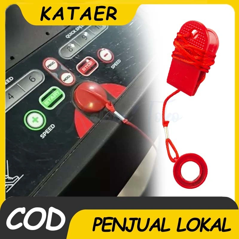 Kunci Treadmill Magnet Universal Treadmill Safety Key Untuk Fitness Lari / Running Machine Safety Key
