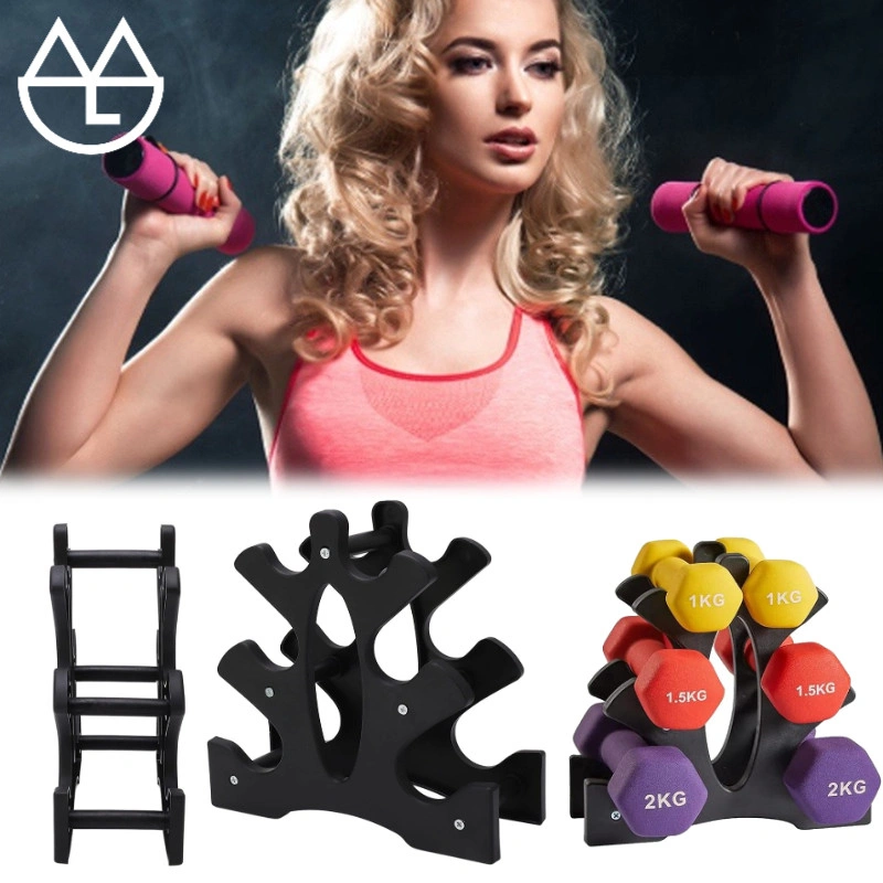 Dumbbell Rack Penyimpanan/Standing Dumbell Rack 3 Susun / Holder Dumbell 3 Tingkat Rak Barbel