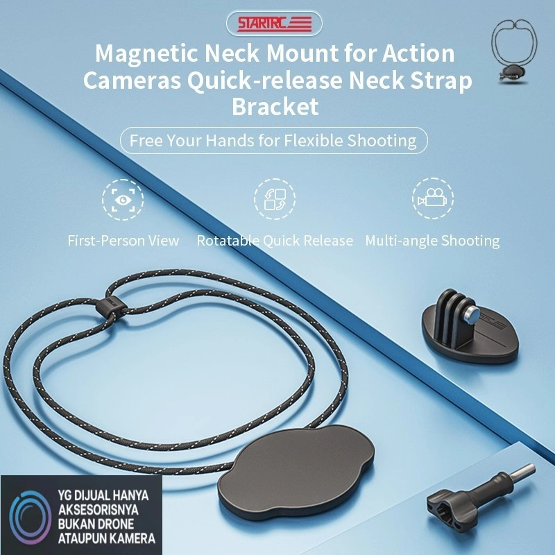 Startrc Magnetic Mount Chest strap for DJI Action OSMO Pocket 3 Gopro