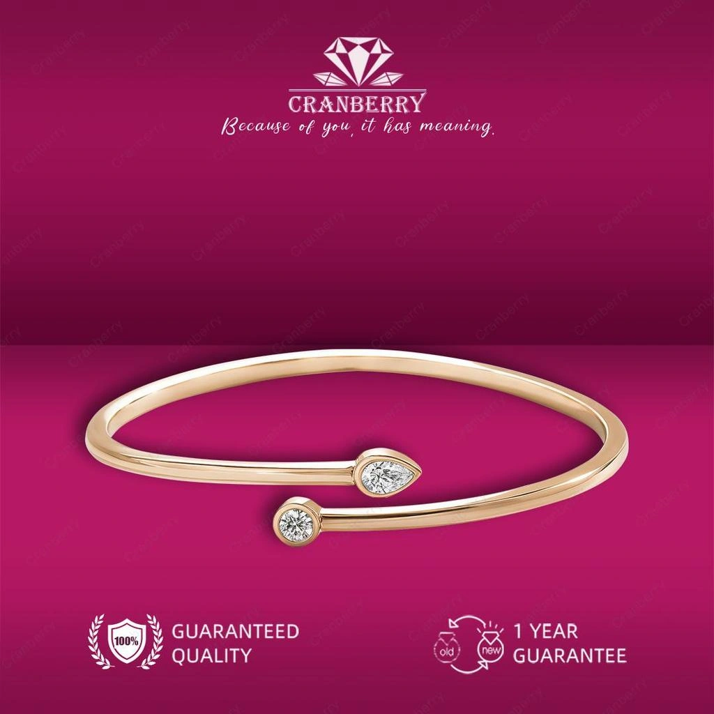 Gelang Wanita Cranberry Wanita Cranberry Jewelry Premium Lapis Emas 18k Anti Luntur Anti Berubah Warna Garansi 1 Tahun Resmi Size Adjustable Kualitas Grade Terbaru Aksesoris Perhiasan Gelang Nikah Permata VVS1 Elegan COD B26