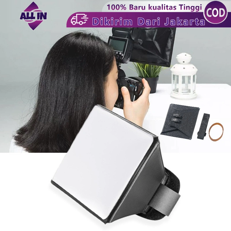 Soft Box Flash Diffuser Universal 13cm X 10cm Speedlight