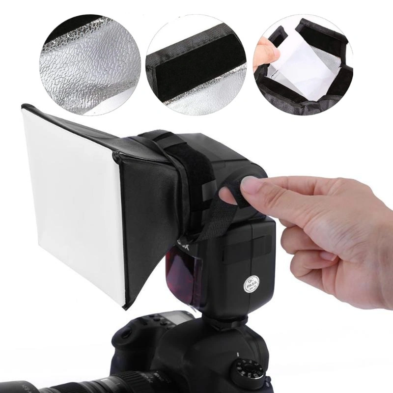 Mini Softbox Flash Diffuser Universal Untuk Canon Nikon Sony Fujifilm 13*10 CM