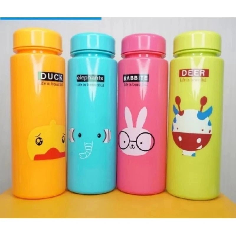 CJ My Bottle Animal 500 ML Tempat Botol Air Minum Tumbler BPA Free Anak Karakter Hewan Binatang Lucu Gajah Rusa Rabbit Kelinci Bebek Duck Aesthetic Hampers Gift Box Souvenir Termos Tahan Air Panas DIngin Pernikahan Nikahan Mewah Ulang Tahun Ultah Nikah