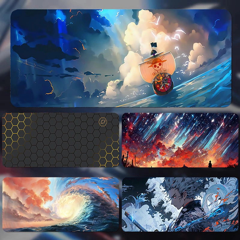 Mouse Pad Extra Large Gaming Mouse Pad Keyboard Mat Laptop Desk Mat Unisex Design Premium Thickened Locking Edge Office Desk Pad Large Size 800x300mm