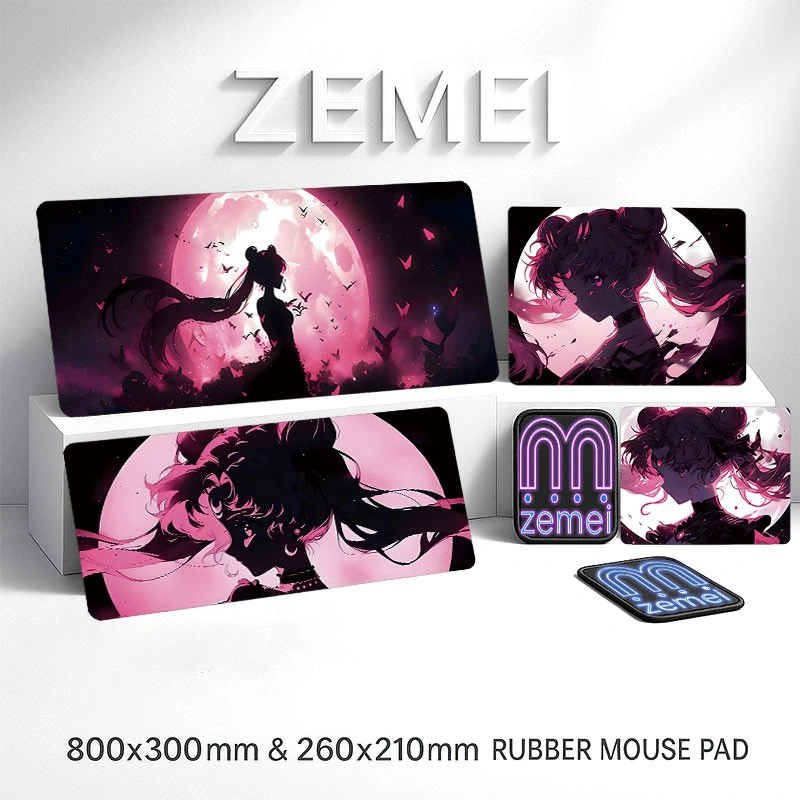 ZE MEI Mouse Pad XL Gaming Mousepad Desktop Non-Slip Mat Sailor Moon Mouse Pad Office Gaming Mouse Pad Aesthetic 80*30Cm extended desk mat