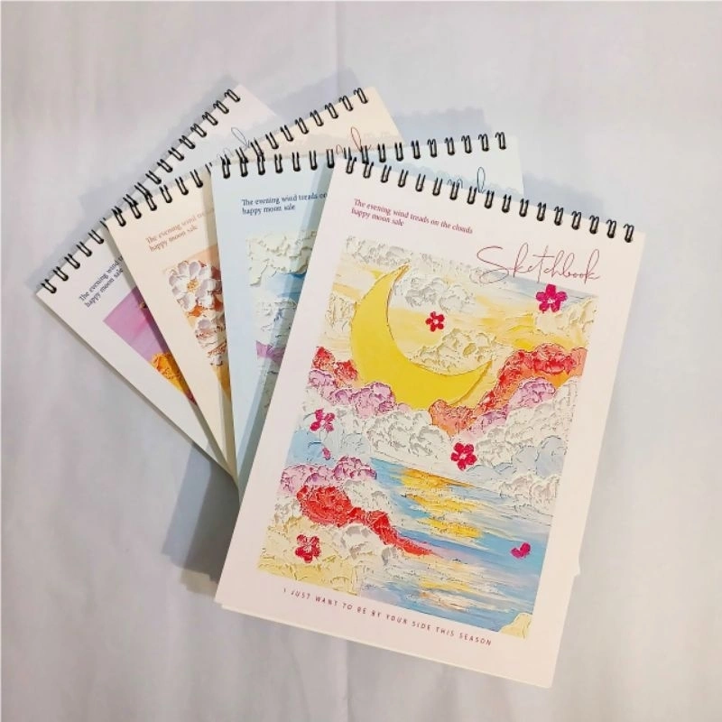 [TERBARU] Sketchbook A5 Buku Gambar A5 Buku Sketsa Vertikal Jilid Spiral 45 Lembar / 90 Halaman