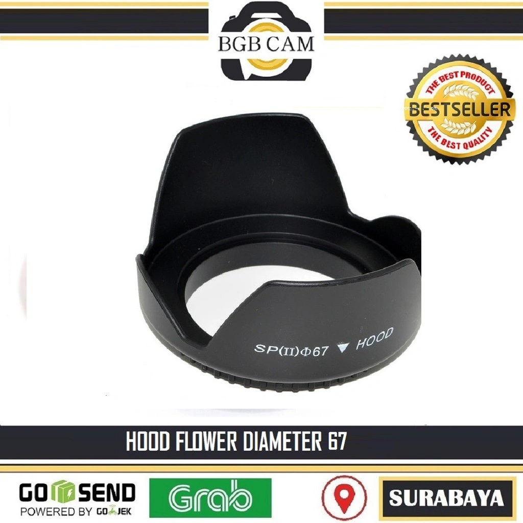 Lens hood diameter 67mm / 67 mm Flower hood DSLR Canon Nikon Sony