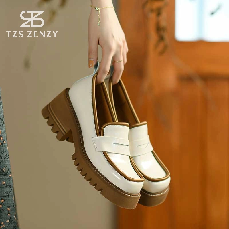Zenzy Doemirea Shoes - Sepatu Docmart Wanita - Sepatu Platform Wanita - Loafers Wanita