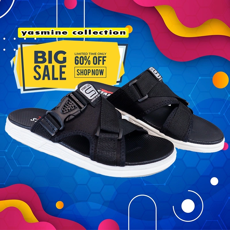Sendal Pria Selop Distro Terbaru Sandal Selop Kulit Premium Paling Murah Sandal Pria Kasual Trending