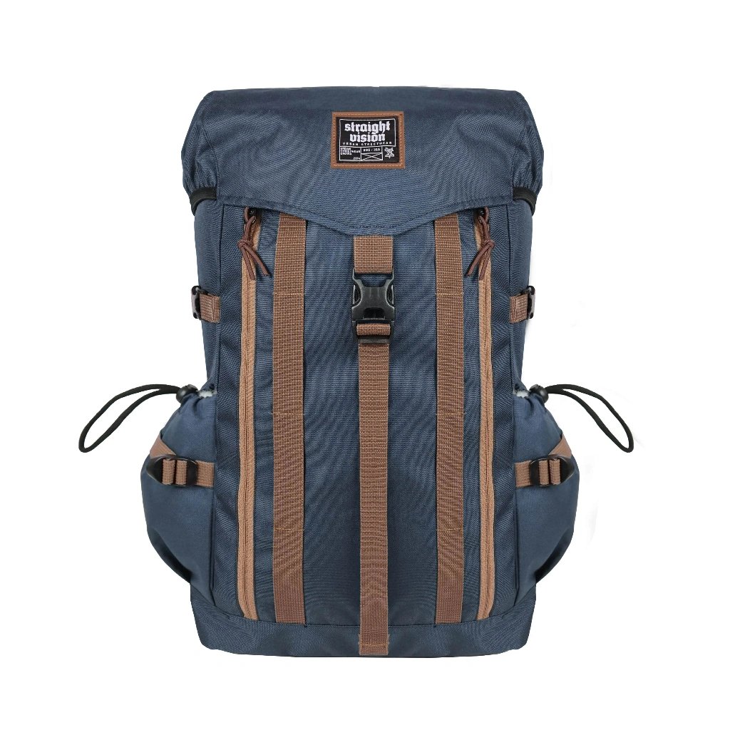 Straight Vision - Tas Ransel outdoor MOUNT NAVY Backpack Carrier Hiking Camping Outdoor 40L Tas Travelling Tas Travel Tas Backpacker Tas gunung