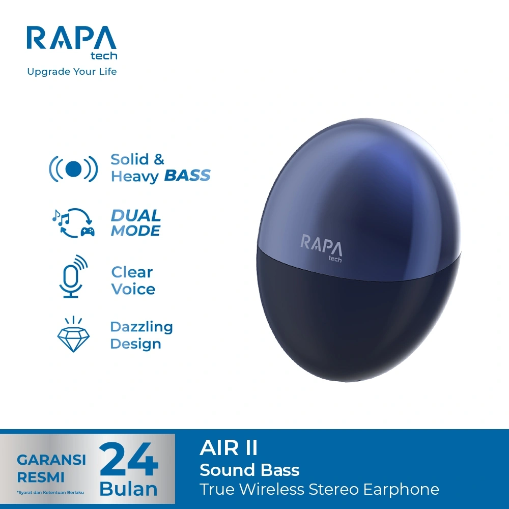 RAPAtech AIR II TWS True Wireless Bluetooth TW1071