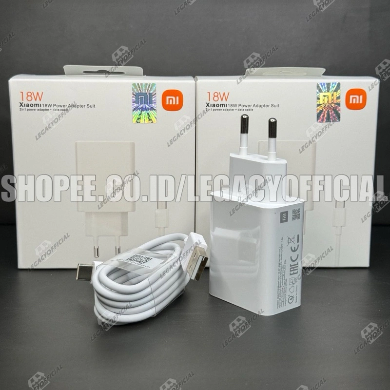 Charger Xiaomi 18W/ 22.5W/ 33W/ 45W/ 55W/ 65W/ 67W/ 90W/ 120W Original 100% Fast Charging Type C