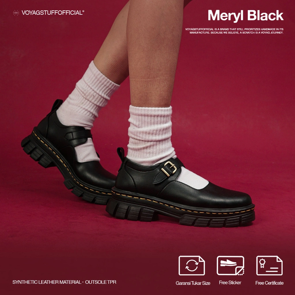 Voyagstuffofficial - Meryl Boots Black Woman