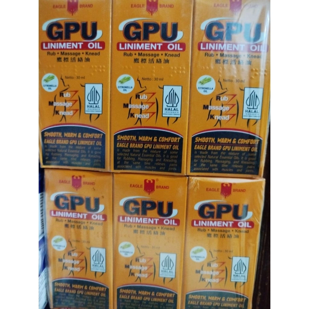 GPU Minyak Urut 30ml 1slop isi 12pcs