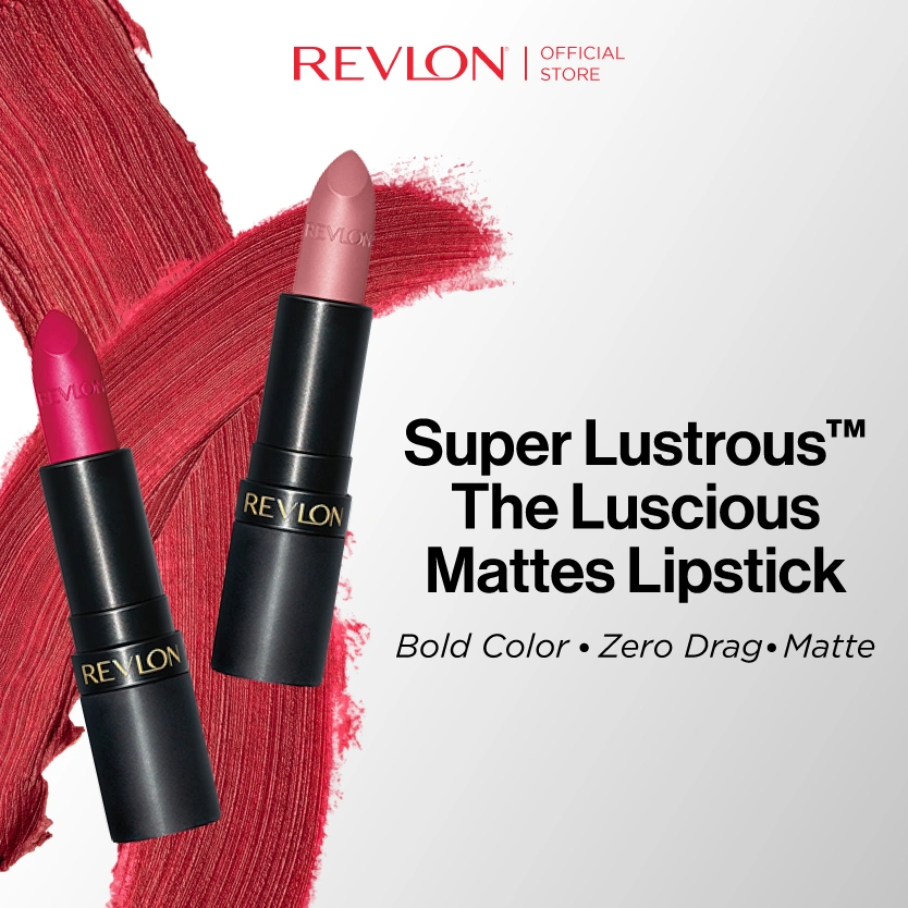 Revlon Superlustrous Luscious Matte Lipstick Make up (matte & tahan lama)