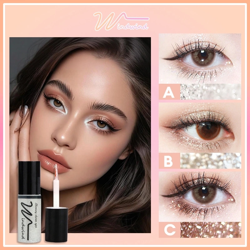 Windwind Eyeshadow Liquid Gliter Waterproof Long Lasting  Highlight Shimmer Eye makeup Perona Mata