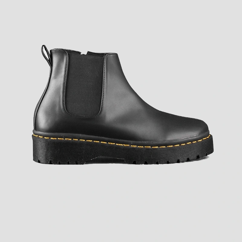 LVNATICA - Sepatu Boots Wanita Chelsea Black Series Formal Kasual Kondangan 36-41 |Tinggi Hak 4cm |