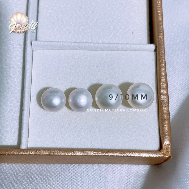 9/10mm Pearl Stud - Giwang Bhayangkari - Giwang Persit - Giwang Tusuk Bhayangkari Persit Mutiara Asli