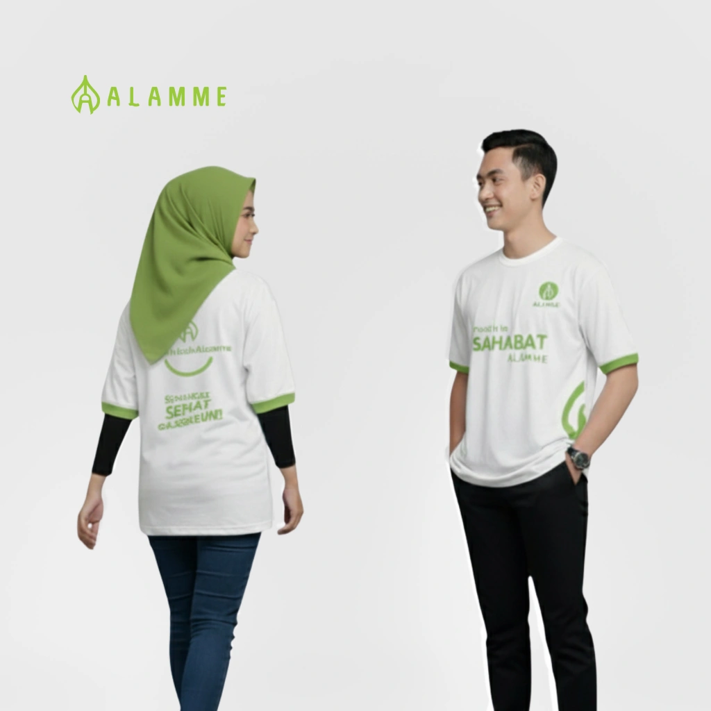 T-Shirt Sahabat Alamme Kaos Oversized Cotton 24s Nyaman Dipakai