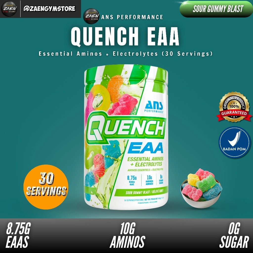 ANS Quench EAA Electrolytes Essential Aminos 30 Serving