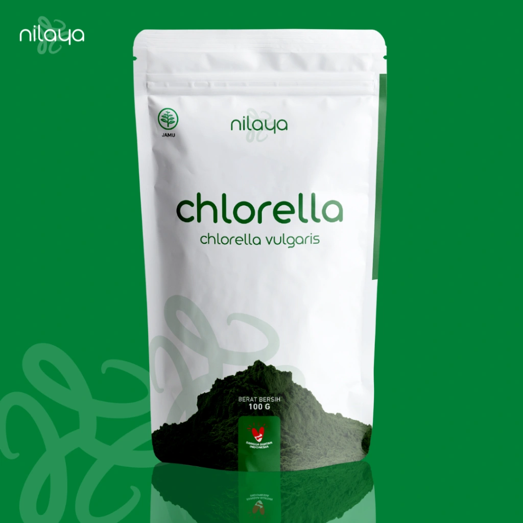 NILAYA Bubuk Chlorella Organik / Organic Chlorella Powder - 100 grams