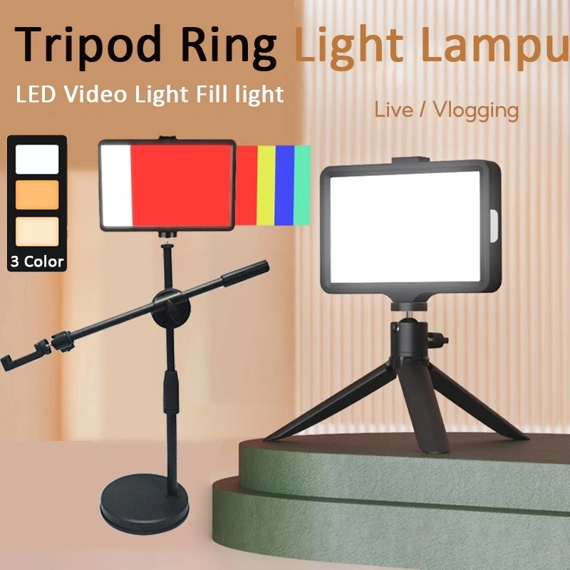 Lampu Foto Lampu LED Video Light Fill light Tripod Ring Light Lampu Fotografi Live Vlogging