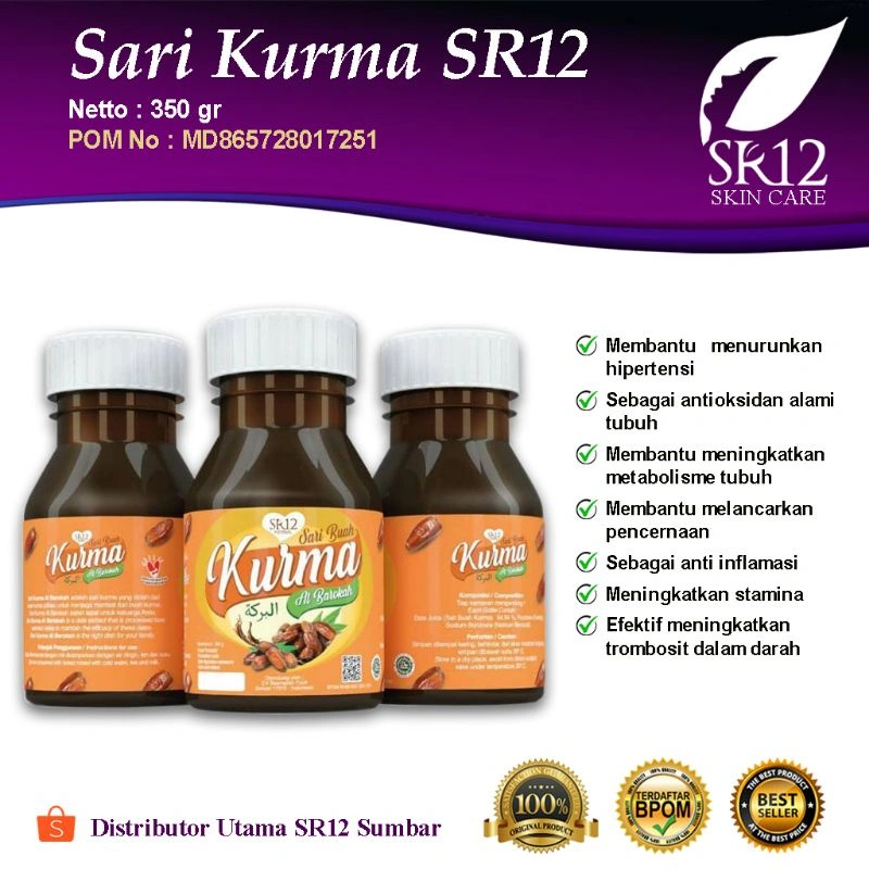 Sari kurma SR12/sehat/imun booster/best seller/sari kurma/sarkum/trombosit booster
