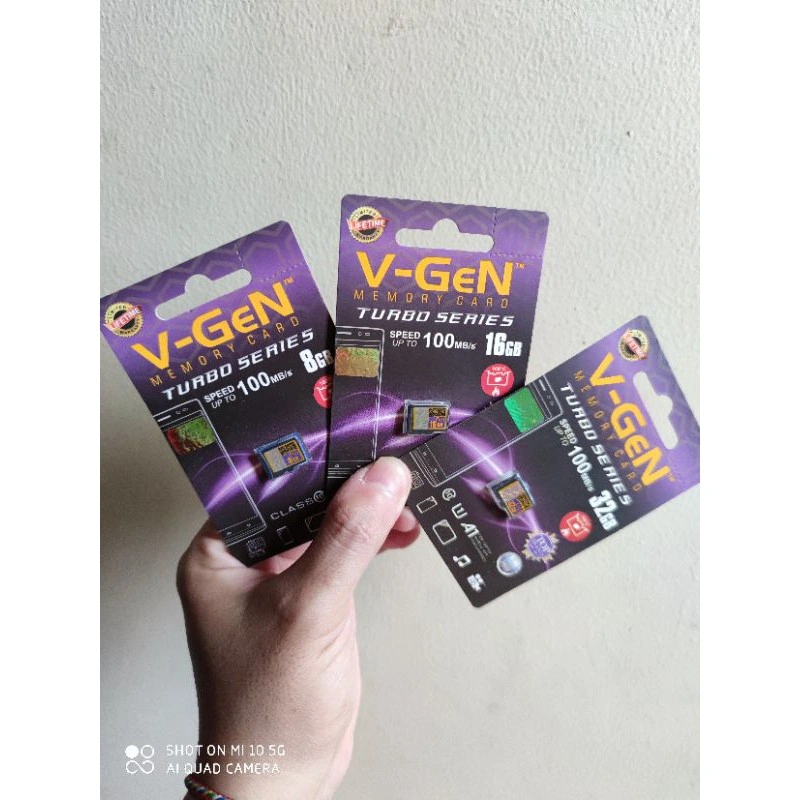 Memory microsd Vgen 8gb 16gb 32gb 64 gb
