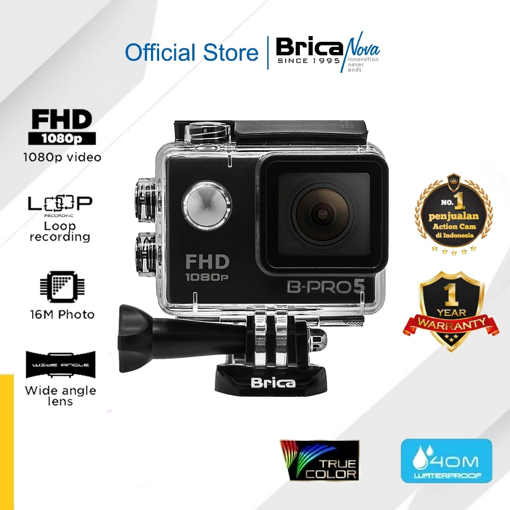 Brica B-Pro 5 - BPRO5 Alpha Edition Basic (AE Basic) Black - Action Cam