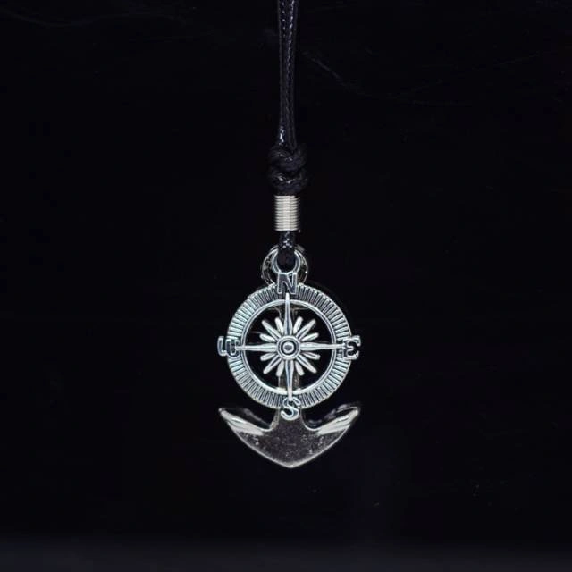 Kalung Compass Plus Jangkar KC2