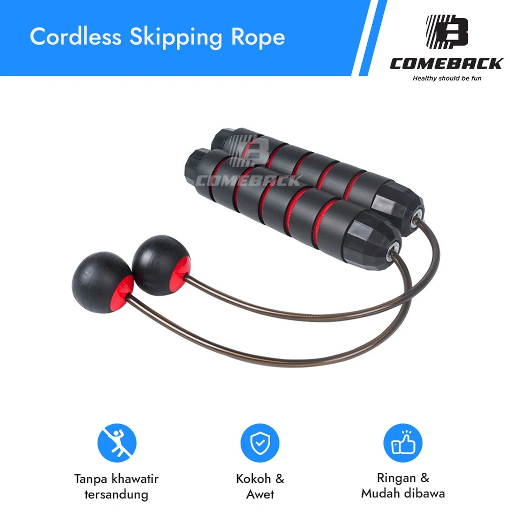 Comeback [Cordless Skipping Rope], skipping tanpa tali, alat olahraga