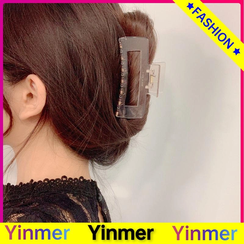 COD Temperamen Piring Jepit Rambut Jepit Rambut Aksesoris Rambut Mandi Jepit Rambut Besar Klip Hiu Perempuan Aksesori Fashion Korea-Yinmer