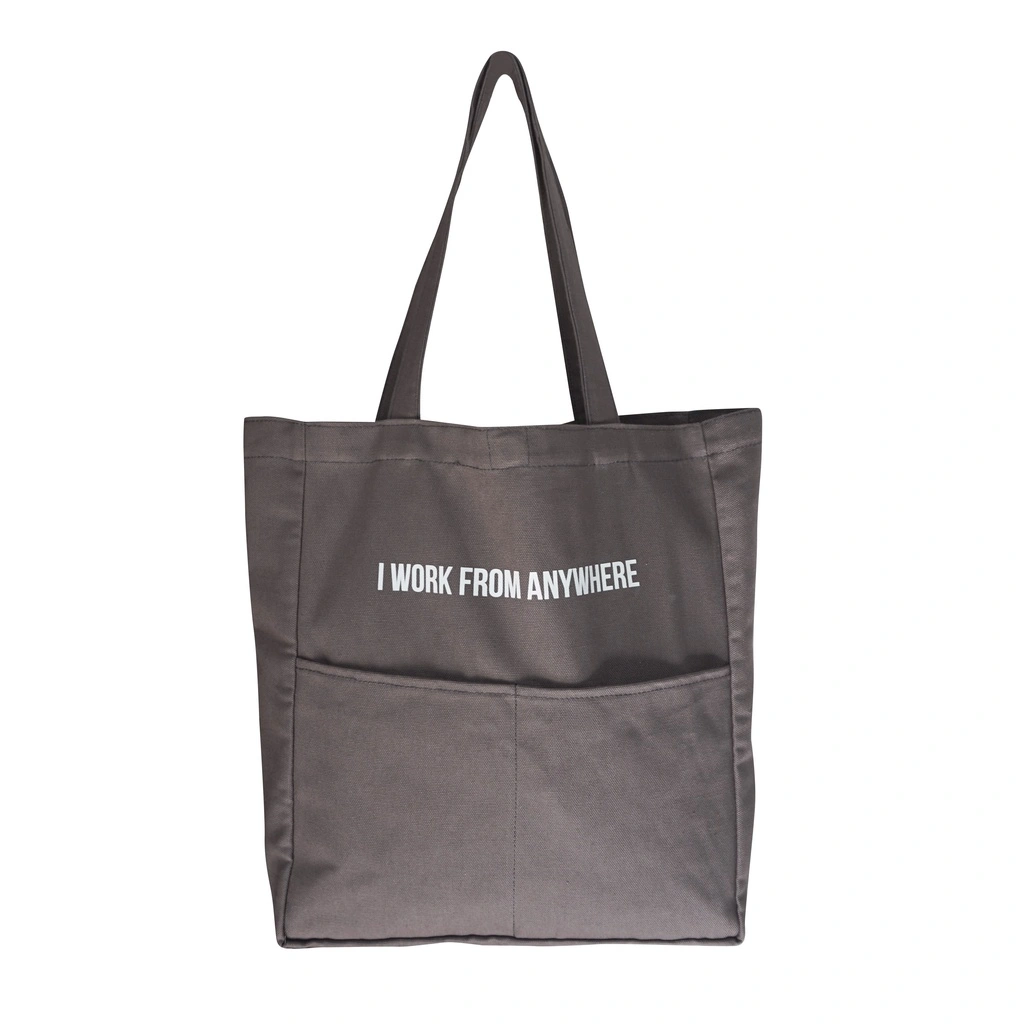 bits & bobs - Tote Bag - Work from Anywhere - Charcoal