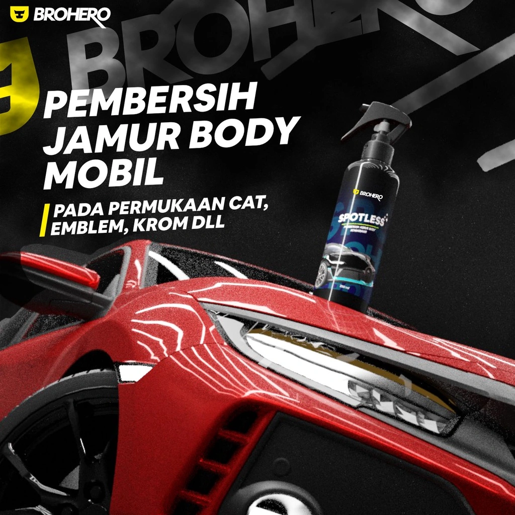 Waterspot Remover / Pembersih Jamur Body Mobil / Penghilang Jamur Body Mobil - By Dohero