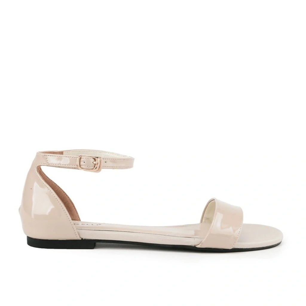 Marelli Sandal Tali Wanita Cream Patent - IP 734